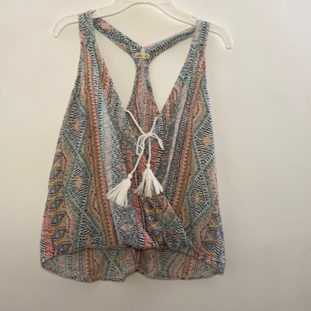 Hollister boho tank top